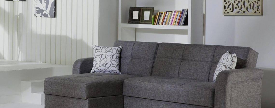 Grey modern sofa